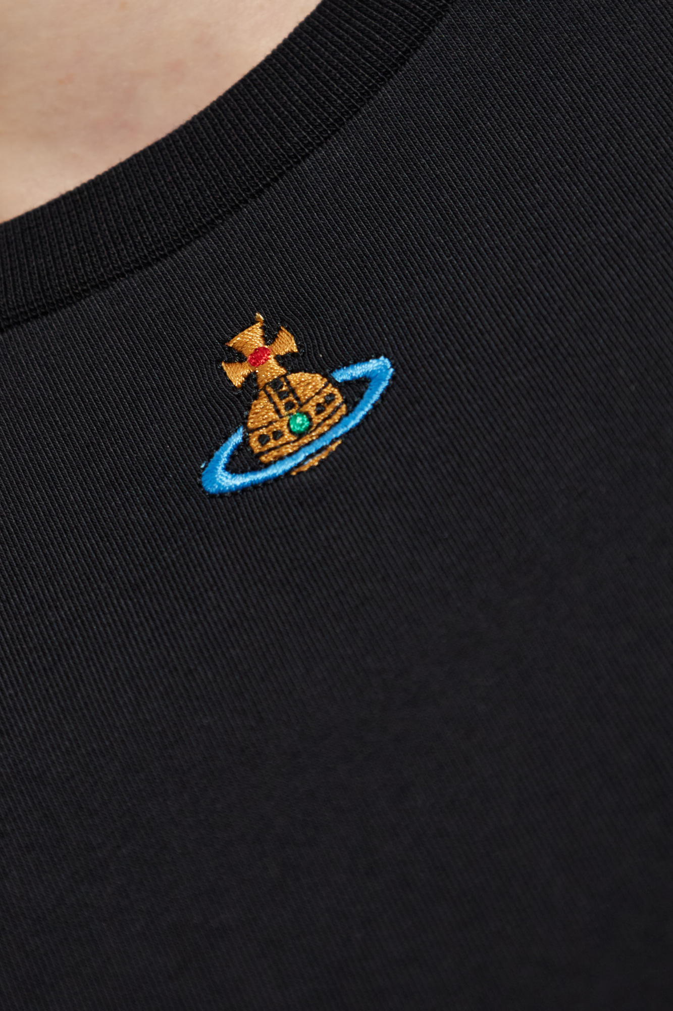 Black T-shirt with logo Vivienne Westwood - Vitkac AS